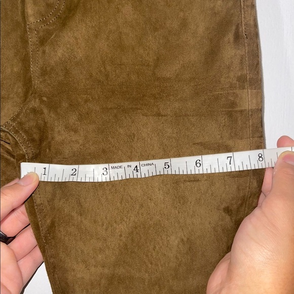 IRO Sakko Pant in Khaki Suede (Lambskin) - Picture 6 of 13
